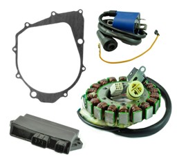 Zeige Details für Yamaha YFM 350 Raptor Lichtmaschine+CDI+Zündspule   Bild von Yamaha YFM 350 Raptor Lichtmaschine+CDI+Zündspule