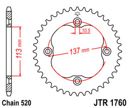 Show details for Suzuki LTR 450 Kettenrad JT Sprockets Picture of Suzuki LTR 450 Kettenrad JT Sprockets