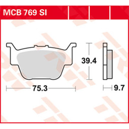 Show details for Honda TRX 650 680 Bremsbeläge hinten EBC Picture of Honda TRX 650 680 Bremsbeläge hinten EBC