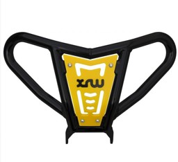 Show details for Yamaha Raptor 700 FRONT BUMPER X17 BLACK PHD YELLOW XRW-Racing Picture of Yamaha Raptor 700 FRONT BUMPER X17 BLACK PHD YELLOW XRW-Racing