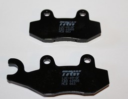 Show details for Honda Shadow 125 Bremsbeläge Lucas TRW vorn Picture of Honda Shadow 125 Bremsbeläge Lucas TRW vorn