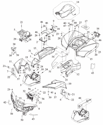 Bild von Triton Defcon 700 VERKLEIDUNGSTEILE LOF