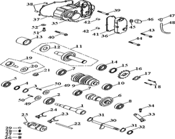 Zeige Details für Getriebe Teil 2 Triton Baja 300 SM 08-10 SP 191 Bild von Getriebe Teil 2 Triton Baja 300 SM 08-10 SP 191