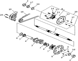 Zeige Details für Hinterradachse Triton Baja 300 SM 08-10 SP 191 Bild von Hinterradachse Triton Baja 300 SM 08-10 SP 191