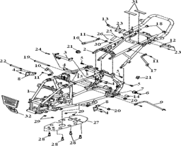 Zeige Details für Rahmen Triton Baja 300 SM 08-10 SP 191 Bild von Rahmen Triton Baja 300 SM 08-10 SP 191