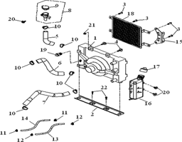 Zeige Details für Kühler / Lüfter Triton Baja 300 SM 08-10 SP 191 Bild von Kühler / Lüfter Triton Baja 300 SM 08-10 SP 191