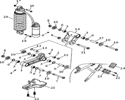 Zeige Details für Stoßdämpfer hinten Triton Baja 300 SM 08-10 SP 191 Bild von Stoßdämpfer hinten Triton Baja 300 SM 08-10 SP 191
