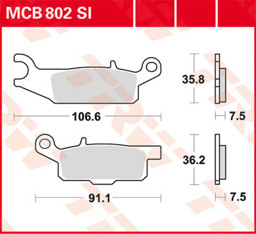 Zeige Details für Yamaha YFM 250 Raptor Bremsbeläge vorn Lucas Bild von Yamaha YFM 250 Raptor Bremsbeläge vorn Lucas