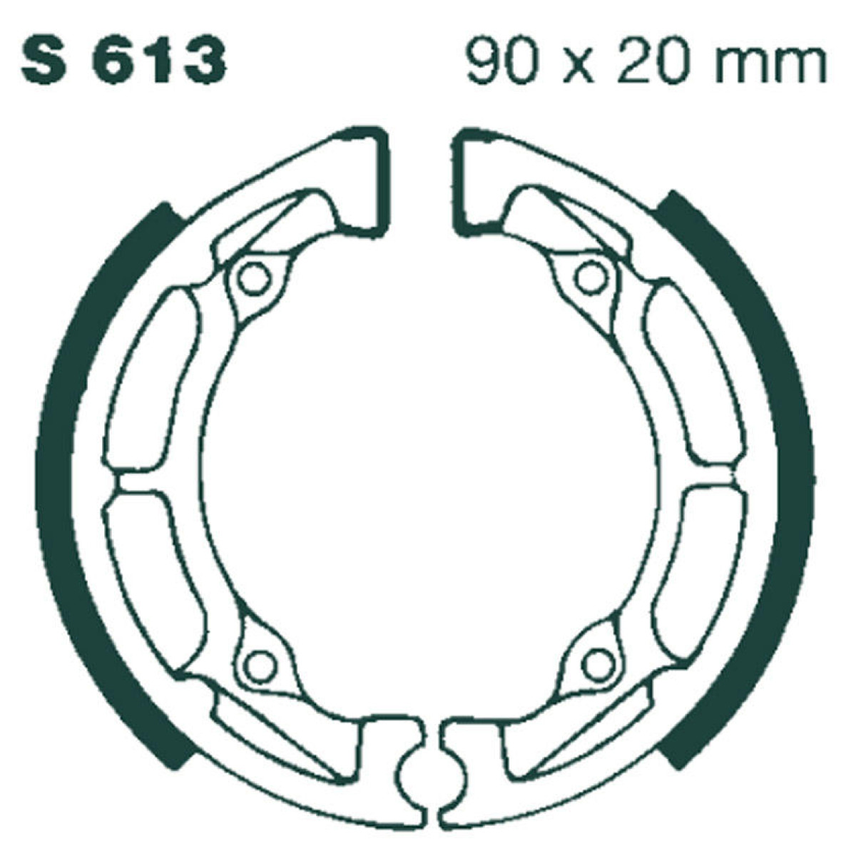 Picture of Suzuki LT 50 Bremsbeacken hinten