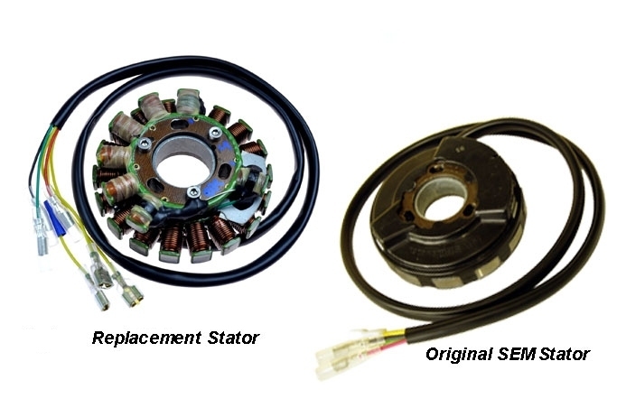 Bild von KTM EGS 250 / 300 / 360 / 380 Lichtmaschine / Stator SEM Variante