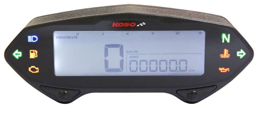 KOSO DB EX-02 Tachometer Tacho mit ABE für Scooter Motorbike Quad 