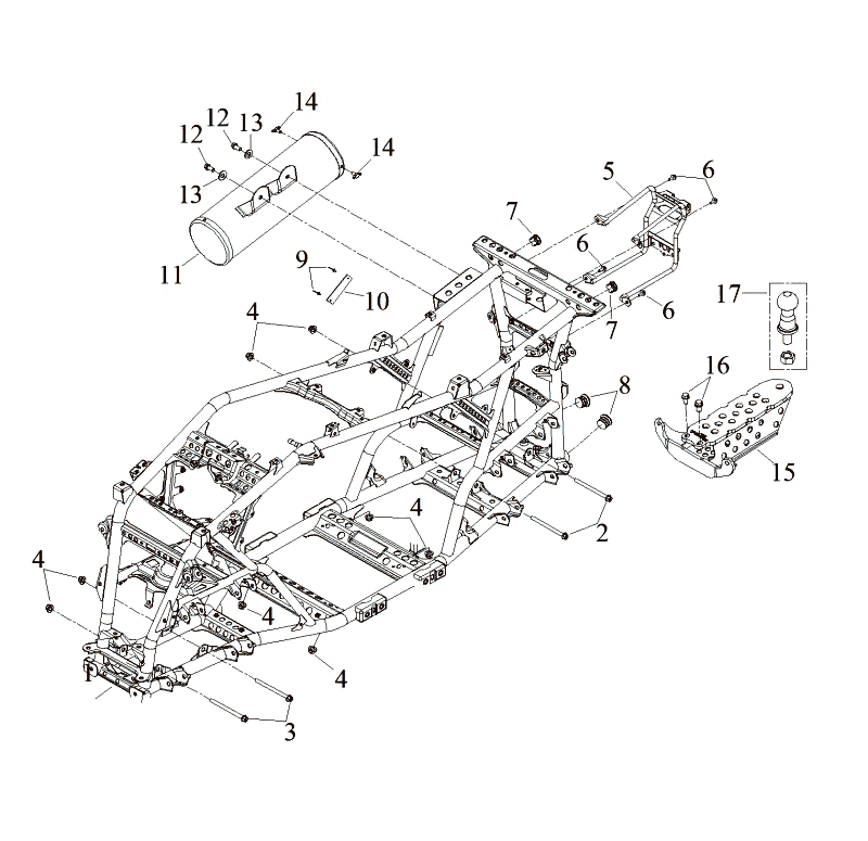 Bild von Triton Defcon 700 Rahmen / Träger