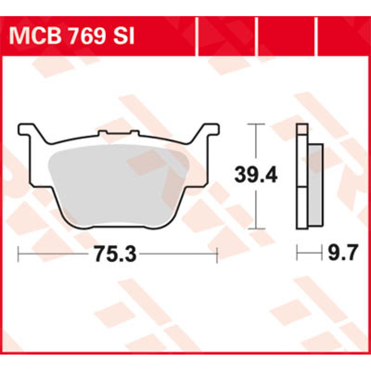 Bild von Honda TRX 650 680 Bremsbeläge hinten EBC