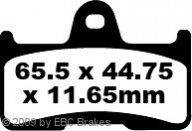 Bild von CF Moto Tracker 800 Bremsbeläge hinten EBC Sinter