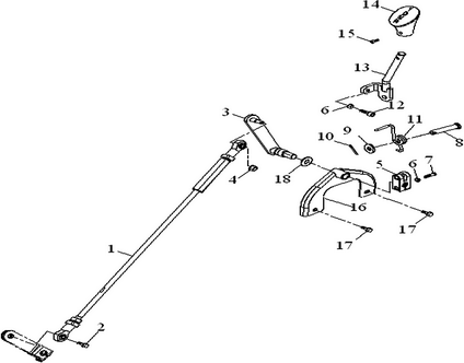 Picture of Schaltgabel Triton Baja 300 SM 08-10 SP 191