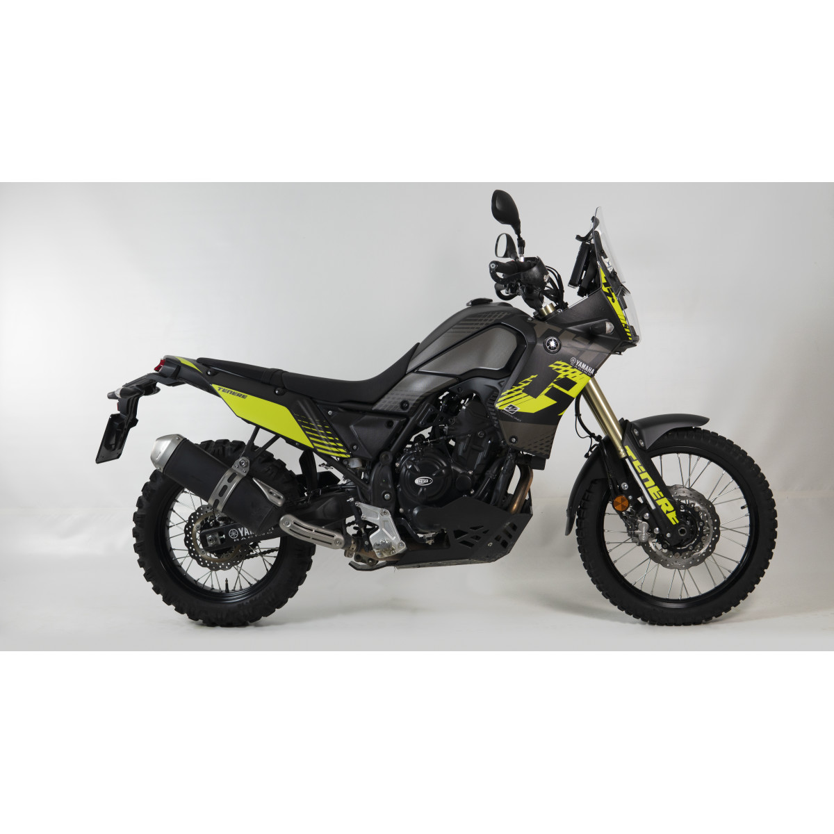 Bild von Yamaha Tenere 700 Dekor UNIRACING gelb