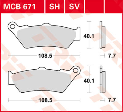 Bild von BMW R1200 GS Bremsbeläge vorn