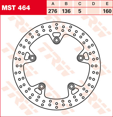 Bild von BMW R1200 GS Bremsscheibe hinten