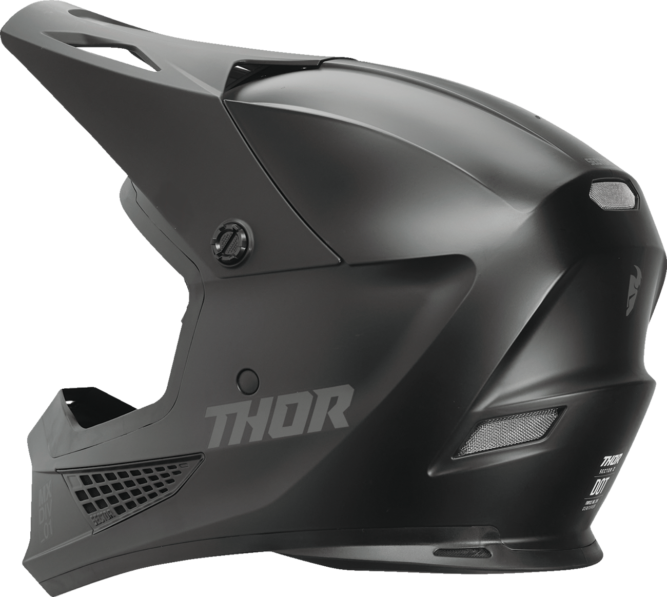 Picture of Thor MX Sector 2 Carve Helm schwarz matt