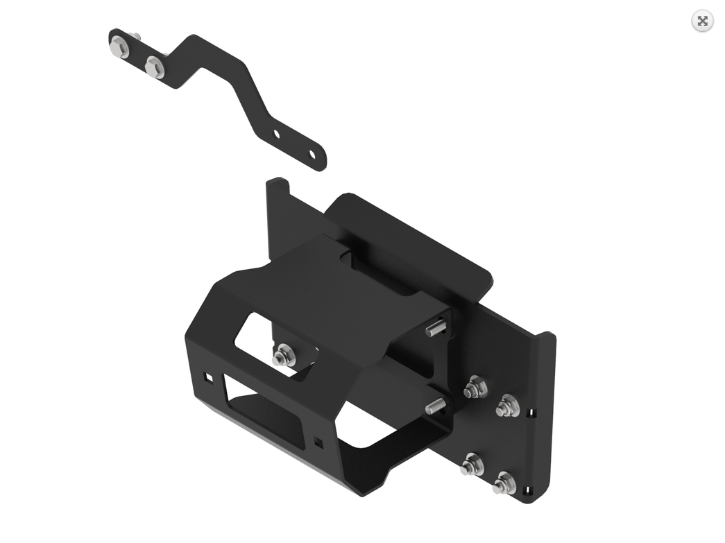 Bild von Iron Baltic Seilwinden-Anbauplatte Heck für CFMOTO CFORCE 450 / 520 (ab 2026+) & GOES Terrox 550