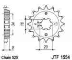 Bild von Yamaha YFS 200 Blaster Ritzel