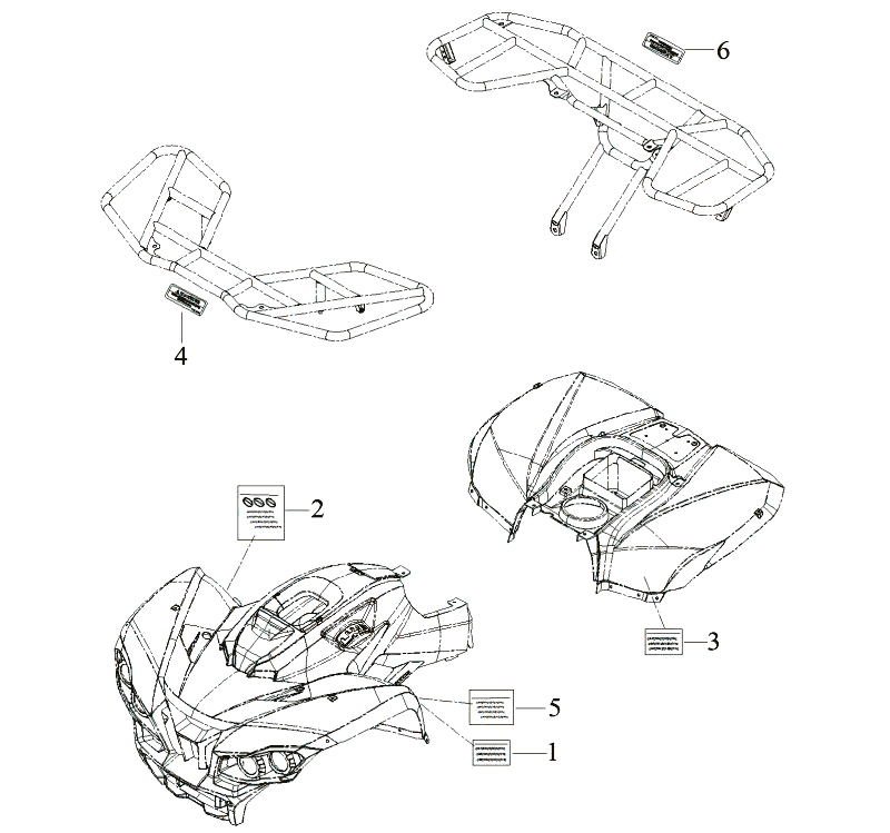 Bild von Triton Defcon 700 WARNAUFKLEBER