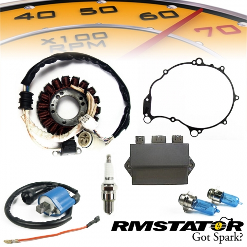 Bild von Yamaha Raptor 660 Lichtmaschine+CDI+Zündspule RM Stator 300 Watt 