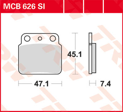 Picture of Suzuki LTR 450 Bremsbeläge Lucas TRW hinten