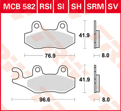 Picture of Suzuki LTR 450 Bremsbeläge Lucas TRW vorn