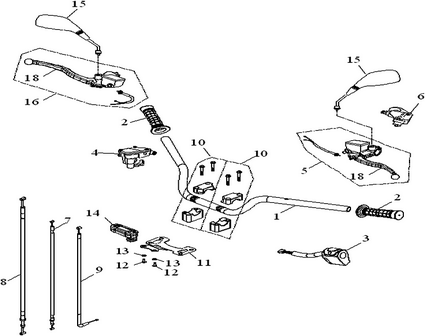 Picture of Lenker / Anbauteile Triton Baja 300 SM 08-10 SP 191